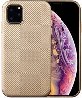 Gigapack GP-90326 Iphone 11 pro  szilikon telefonvédő karbon minta arany kép