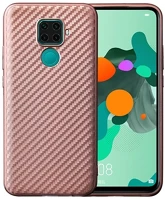 Gigapack GP-91342 Huawei mate 30 lite  szilikon telefonvédő karbon minta rozéarany kép