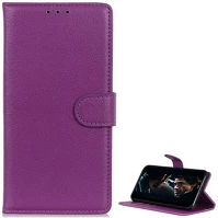 Gigapack GP-91888 Redmi note 8t  tok álló, bőr hatású flip, prémium, lila kép