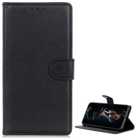 Gigapack GP-92749 Samsung a71 tok álló, bőr hatású flip, prémium, fekete kép