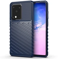 Gigapack GP-92963 szilikon telefonvédő ütésállóság, dombor minta, sötétkék kép