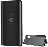 Gigapack GP-95002 Samsung a41  tok álló aktív flip, tükrös, fekete kép