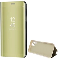 Gigapack GP-95981 Huawei p40 lite 4g  tok álló aktív flip, tükrös, arany kép