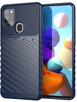 Gigapack GP-97111 szilikon telefonvédő ütésállóság, dombor minta, sötétkék kép
