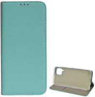 Gigapack GP-97447 Huawei p40 lite 4g  tok álló, bőr hatású flip, rombusz, mentazöld kép