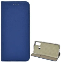 Gigapack GP-97753 Huawei p smart (2020)  tok álló, bőr hatású flip, rombusz, sötétkék kép
