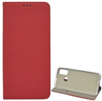 Gigapack GP-97754 Huawei p smart (2020)  tok álló, bőr hatású flip, rombusz, piros kép