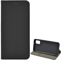 Gigapack GP-98252 Samsung a41  tok álló, bőr hatású flip, rombusz, fekete kép