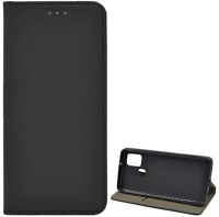 Gigapack GP-98253 Samsung a21s  tok álló, bőr hatású flip, rombusz, fekete kép