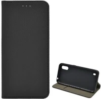 Gigapack GP-98254 Samsung a01  tok álló, bőr hatású flip, rombusz, fekete kép