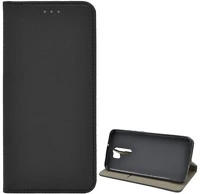 Gigapack GP-98256 Redmi 9  tok álló, bőr hatású flip, rombusz, fekete kép