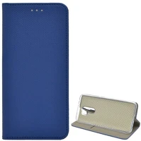 Gigapack GP-98274 Redmi 9  tok álló, bőr hatású flip, rombusz, sötétkék kép