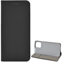 Gigapack GP-98774 Iphone 12 pro max  tok álló, bőr hatású flip, rombusz, fekete kép