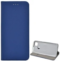 Gigapack GP-98787 Redmi 10a  tok álló, bőr hatású flip, rombusz, sötétkék kép