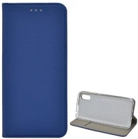 Gigapack GP-98792 Redmi 9a  tok álló, bőr hatású flip, rombusz, sötétkék kép