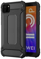 Gigapack GP-98944 Honor 9s  defender szilikon telefonvédő ütésállóság, fémhatás, fekete kép