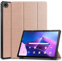 Gigapack TAB M10 Lenovo tab m10 plus wifi műbőr tok, rozéarany (132344) kép