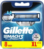 Gillette 7702018416400 Mach3 turbo borotvabetét 8db kép