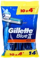 Gillette BLUE2 Blue2 plus eldobható borotva 10+4 ajándék/csomag kép
