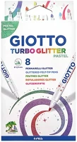 Giotto 07.0152519 Filctoll  turbo glitter csillámos pasztell 8 darabos kép