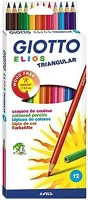 Giotto 07.01688 Színes ceruza  elios wood free háromszögletű 12 darabos kép