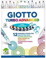 Giotto 07.02100 Filctoll  turbo color szuper könnyen kimosható 2,8mm 12 darabos kép