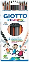 Giotto 07.02116 Színes ceruza  stilnovo hatszögletű 12 darabos bőr tónusú színek kép