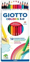 Giotto 07.02121 Színes ceruza  colors 3.0 hatszögletű 12 darabos kép