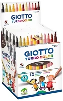 Giotto 07.02375 Filctoll  turbo color bőrtónus színek 12 darabos kép