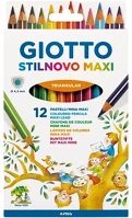 Giotto 07.03481 Színes ceruza  stilnovo maxi tri jumbo 12 darabos kép