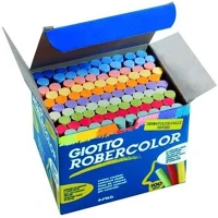 Giotto 15.0016722 Táblakréta  robercolor színes kerek 100 darabos vegyes kép