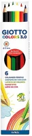 Giotto 2768 00 Színes ceruza  colors 3.0 hatszögletű 6 db/készlet kép