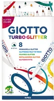 Giotto 8DB-OS Filctoll  turbo glitter csillámos  8db-os készlet kép