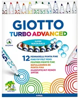 Giotto 426000 Filctoll  turbo color szuper könnyen kimosható 2,8mm 12db-os készlet kép