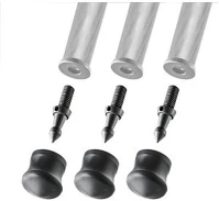 Gitzo GSF38S Spike+rubber foot 38mm 3pcs kép