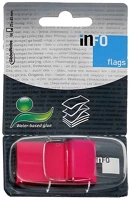 Global notes 7728-29 Oldaljelölő  info flags 7728-29 műanyag 25x43mm transparens/pink kép