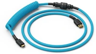 Glorious GLO-CBL-COIL-EB Usb-c billentyűzet spirálkábel világoskék kép