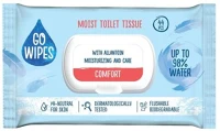 Go wipes COR_KHT1541 Toalettpapír, nedves, visszazárható tetővel, 44 db,  