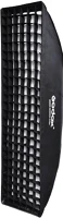 Godox 6952344212691 Softbox bowens mount + grid - 30x120cm sb-fw kép