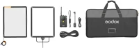Godox AD21 K2 electric adjustable diffusion panel (60a 45cm, crmx & bluetooth control) with kép