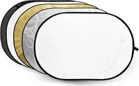 Godox RFT-05 5-in-1 gold, silver, black, white, transparent reflector disc - 120x180cm kép
