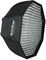Godox SB-GUE120 Ernyőként nyitható softbox méhsejtráccsal 120cm - bowens (sb-gue120) kép
