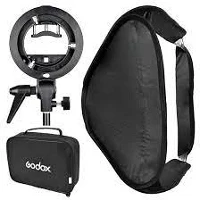 Godox SFUV8080 S-type bracket bowens + softbox 80x80cm kép