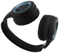 Gogen HBTM31BL Vezeték nélküli fejhallgató - fekete/kék kép