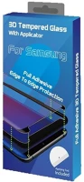 Goldspin SS66156 Samsung galaxy a33 nano silk teljes kijelzős üvegfólia, fekete kép