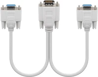 Goobay 15M -&GT; 2X Vga y kábel 15 cm dsub 15m -> 2x dsub 15f kép