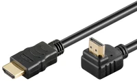 Goobay 31919 Hdmi kábel aranyozott 5m, 90°, 4k kép