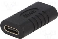 Goobay 45401 Usb-c -> usb-c f/f adapter fekete kép