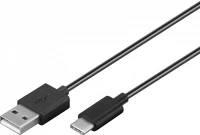 Goobay 45735 Usb kábel 1 m usb 2.0 usb a usb c fekete kép