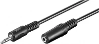 Goobay 50090 Audio kábel 5 m 3.5mm fekete kép